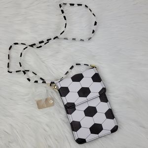 New soccer crossbody bag with phone holder